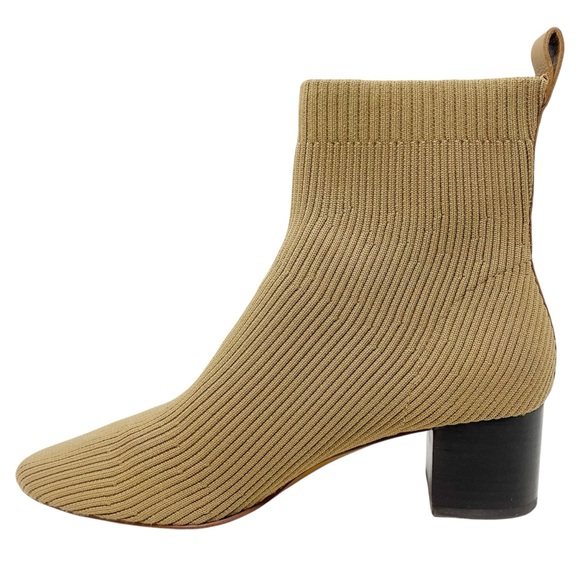 Everlane The Glove Boot Ribbed Sock Ankle Bootie Women’s 8.5 Tumbleweed Yellow - Picture 5 of 12